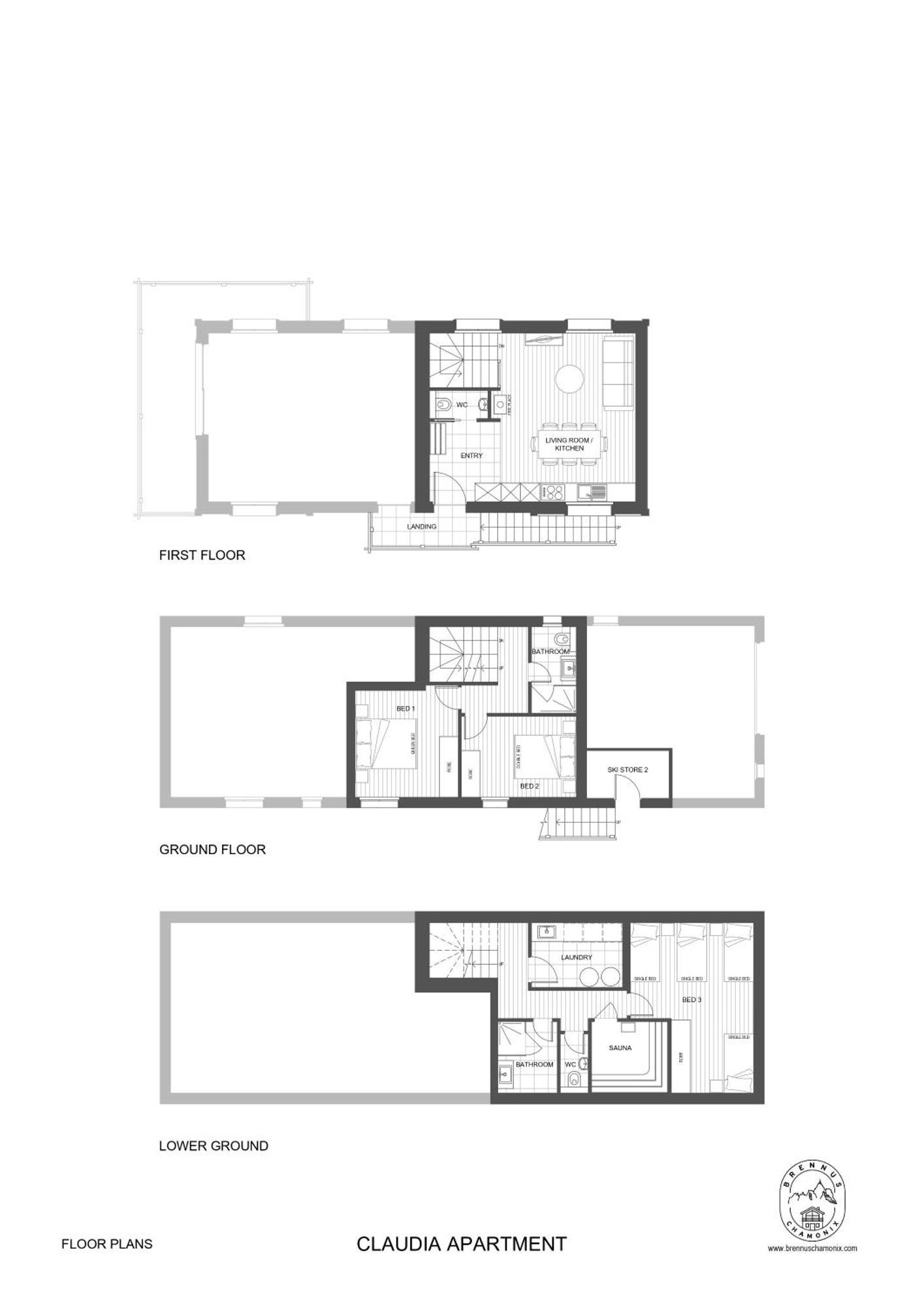 Chalet Claudia By Brennus Chamonix Eksteriør billede